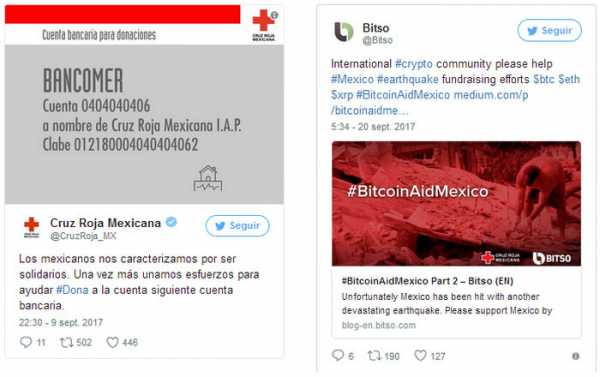 Bitso начала прием пожертвований в криптовалюте для пострадавших от землетрясения в Мексике cryptowiki.ru