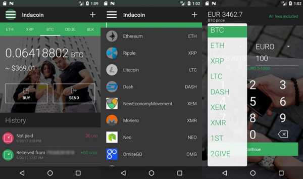 Биржа Indacoin выпустила мобильный кошелек для Android на 200 криптовалют cryptowiki.ru