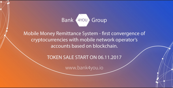 Bank4YOU Group представляет систему мобильных денежных переводов на конференции Finovate Asia 2017 cryptowiki.ru