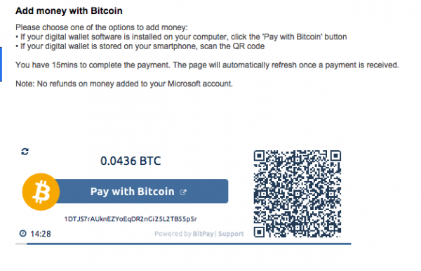 
		Microsoft начал принимать биткойн-платежи 	 cryptowiki.ru