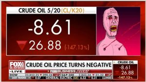 Нефть в минусах, коронакризис в разгаре? **Биткоин вошел в чат** cryptowiki.ru