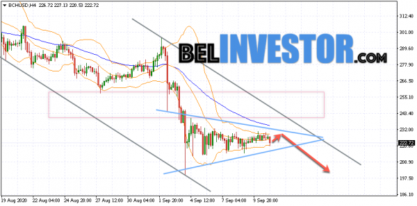 Bitcoin Cash BCH/USD прогноз на сегодня 11 сентября 2020 cryptowiki.ru