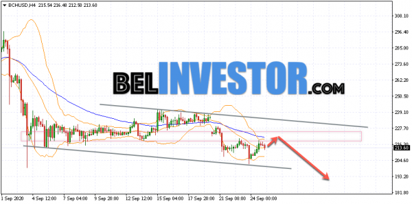 Bitcoin Cash BCH/USD прогноз на сегодня 25 сентября 2020 cryptowiki.ru