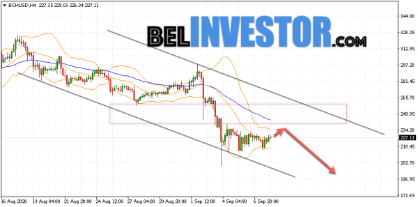 Bitcoin Cash BCH/USD прогноз на сегодня 8 сентября 2020 cryptowiki.ru