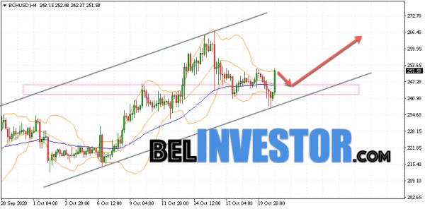 Bitcoin Cash BCH/USD прогноз на сегодня 21 октября 2020 cryptowiki.ru