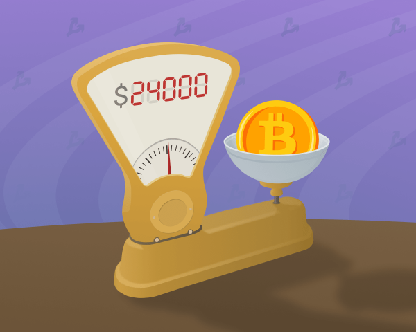 Цена биткоина обновила новый исторический максимум на уровне выше $24 000 cryptowiki.ru