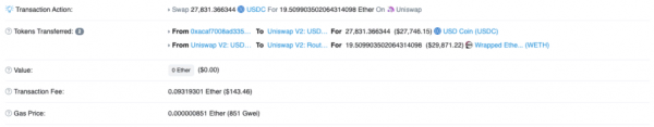 Пользователь заплатил 25 ETH за одобрение токена на Uniswap cryptowiki.ru