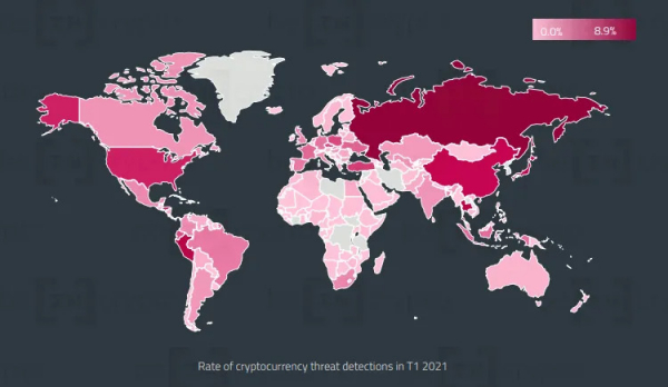 Российские пользователи чаще всех в мире подвергаются криптовалютным кибератакам cryptowiki.ru